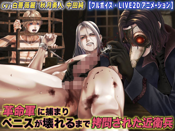 【ガン勃ちBL】革命軍に捕まりペニスが壊れるまで拷問された近衛兵【フルボイス・LIVE2Dアニメーション】｜d_512772