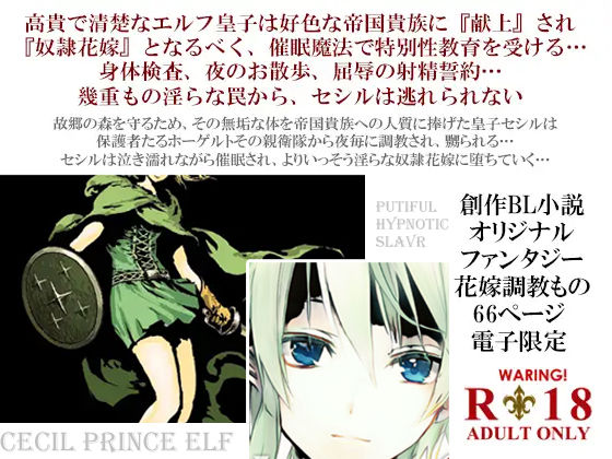 【ガン勃ちBL】エルフ皇子セシル陥落〜凌●調教の催●奴●花嫁〜｜d_226103