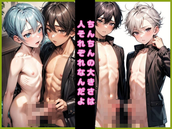 【ガン勃ちBL】ちんちんの大きさは人それぞれなんだよ｜d_358090