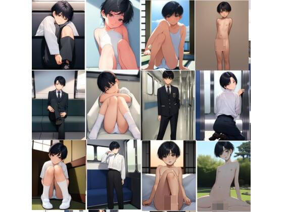 【ガン勃ちBL】男子 パジャマ、電車、ベッド、制服｜d_383931