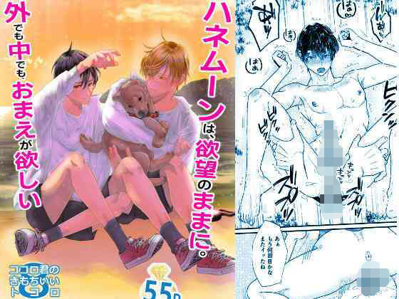 【ガン勃ちBL】ハネムーンは、欲望のままに。〜外でも中でも、おまえが欲しい〜【ココロ君のきもちいいトコロ8】｜d_572699