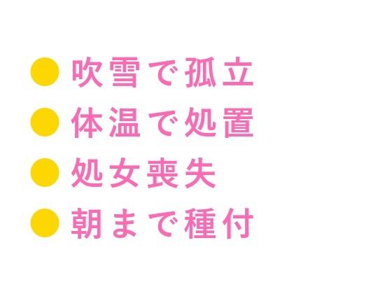 【ガン勃ちBL】「凍死したくなかったら俺に抱かれろ」吹雪のスキー場ロッジで元自衛官に救助されたカントボーイが朝まで5回種付けされた話｜d_734561