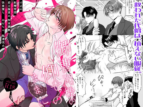 【ガン勃ちBL】御曹司様の仰せのままに｜d_753468