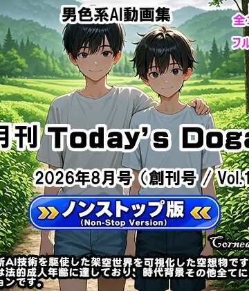 【ガン勃ちBL】月刊 Today’s Doga 2026年8月号（創刊号 / Vol.1）【11作品・ノンストップ版】｜d_809333